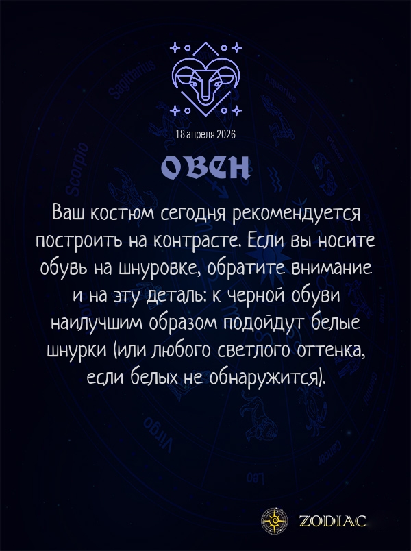 Овен - Анти-гороскоп картинкой на 18 апреля 2026